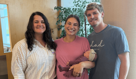 Full-Circle Moment: Med Student Returns to Welcome her First Baby