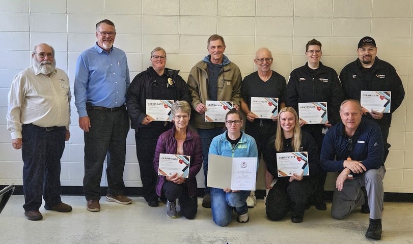 Recognition ceremony group photo