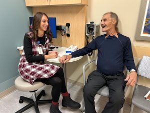 Jeff Wynn and Mariah Couture at Lakewood Health System