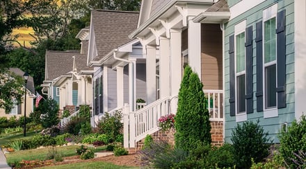 Row of homes